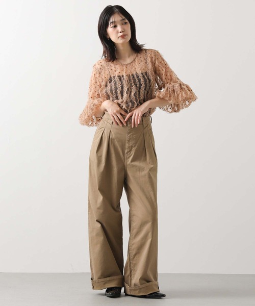 Healthy denim（ヘルシーデニム）の「ヘルシーインタックワイド（その他パンツ・レディース・ブラウン・24/25）」の20枚目の写真