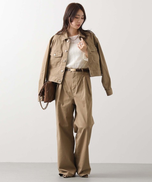 Healthy denim（ヘルシーデニム）の「ヘルシーインタックワイド（その他パンツ・レディース・ブラウン・24/25）」の7枚目の写真