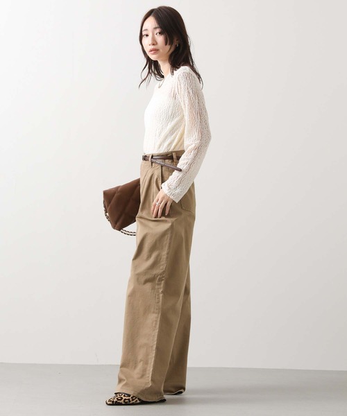 Healthy denim（ヘルシーデニム）の「ヘルシーインタックワイド（その他パンツ・レディース・ブラウン・24/25）」の13枚目の写真