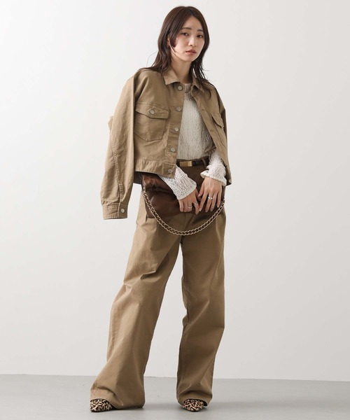 Healthy denim（ヘルシーデニム）の「ヘルシーインタックワイド（その他パンツ・レディース・ブラウン・24/25）」の10枚目の写真