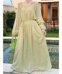 ワンピース（イエロー/黄色系・ワンポイント）ファッション通販