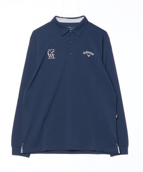 Callaway（キャロウェイ）の「キャロウェイ  オニカノコ長袖シャツ（シャツ/ブラウス・メンズ・カーキ/ネイビー/ホワイト・3L/LL/L/M）」の3枚目の写真