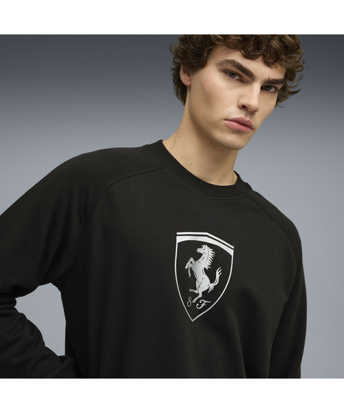 PUMA(プーマ)の「PUMA プーマ メンズ フェラーリ スポーツウェア シールド クルー スウェッ(スウェット・メンズ・ブラック/ヘザーグレー・X-LARGE/X-SMALL/SMALL/MEDIUM/LARGE)」の7枚目の写真