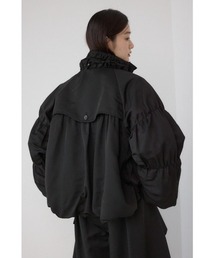 【PLUS】ギャザーバルーンブルゾン 冬服 秋服 【身長/骨格別着用画像あり】