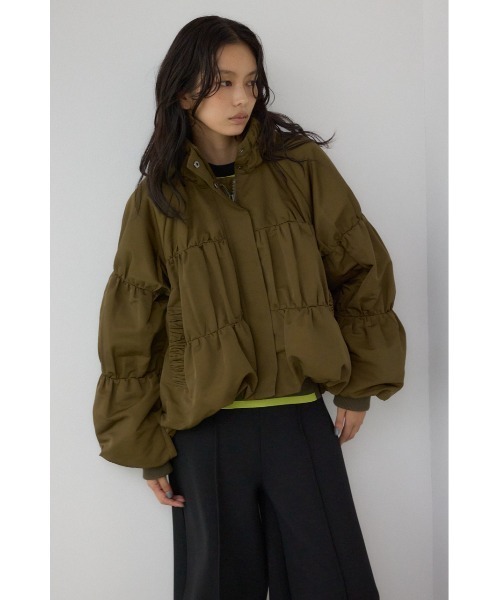 美品♡machatt マチャット　ギャザーバルーンブルゾン セール】【PLUS】ギャザーバルーンブルゾン（ブルゾン）｜AZUL BY