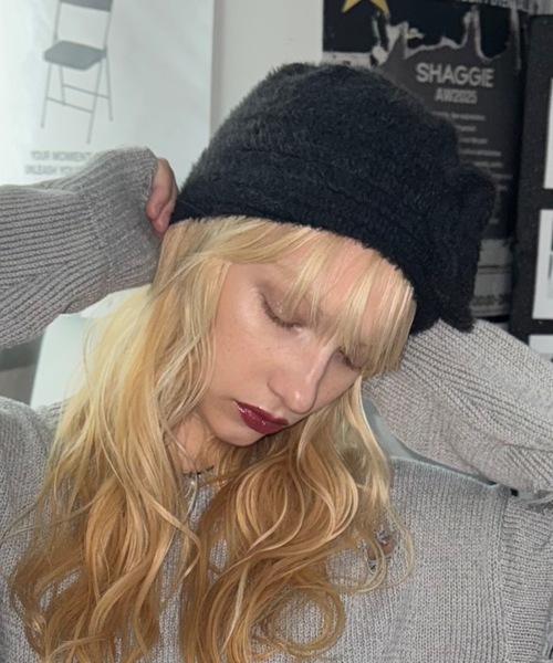 mb♡ Maison lulu Pinot ビーニー ブラック mb♡ Maison lulu Pinot