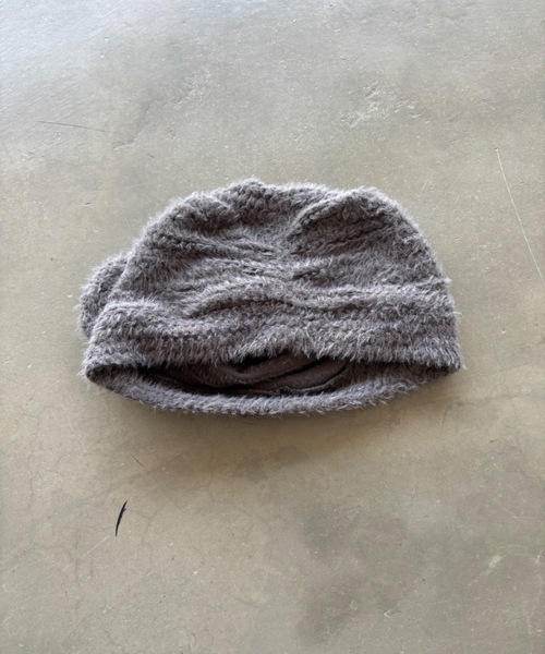 SHAGGIE（シャギー）の「バラ付きニット帽（ニットキャップ/ビーニー・レディース・ブラック/グレー・FREE）」の22枚目の写真