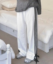 サイドラインリボントラックパンツ