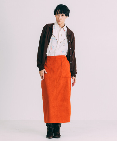 Freada（フリーダ）の「Freada/フリーダ モチーフ刺繍 柄シャツ（シャツ/ブラウス・レディース・ホワイト/スミクロ・ONE SIZE）」の10枚目の写真