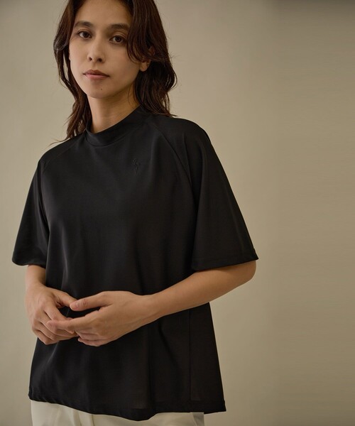 JUN＆ROPE’ナイロンピケストレッチハイネックシャツ JUN&ROPE'（ジュンアンドロペ）の「PEE KAY ナイロンピケストレッチ