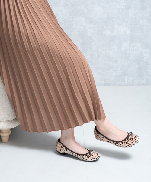 JELLY BEANS(ジェリービーンズ)の「あったか仕様◆インナーファーバレエシューズ【Made in Japan】(125-56132)JELLY BEANS(ジェリービーンズ)(バレエシューズ・レディース・ブラック/グレー/アニマル・23/22.5/24/23.5/24.5)」の19枚目の写真