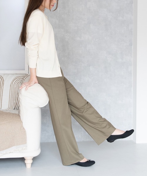 JELLY BEANS(ジェリービーンズ)の「あったか仕様◆インナーファーバレエシューズ【Made in Japan】(125-56132)JELLY BEANS(ジェリービーンズ)(バレエシューズ・レディース・ブラック/グレー/アニマル・23/22.5/24/23.5/24.5)」の13枚目の写真