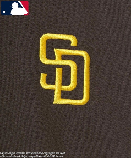 MLB（メジャーリーグベースボール）の「MLB/メジャーリーグベースボール オーバーサイズ 裏起毛 ロゴ ワッペン ワンポイント刺繍 スウェット トレーナー/レディース メンズ（スウェット・レディース・ブラック/アッシュグレー/ネイビー/ブラウン・M/L/LL）」の21枚目の写真
