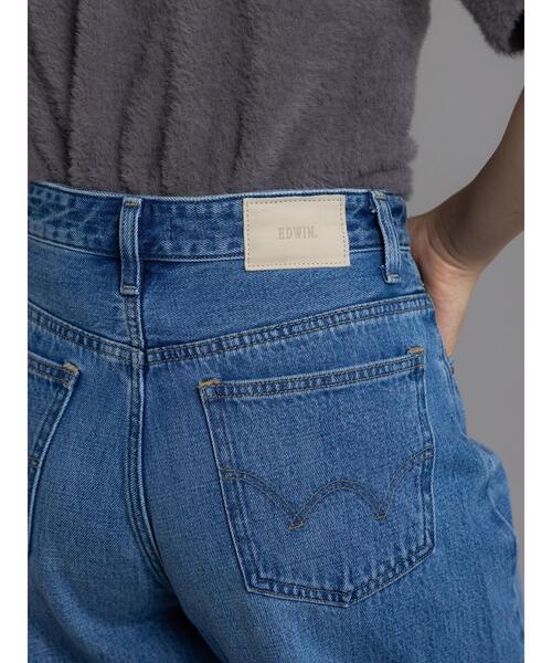 Te chichi（テチチ）の「【EDWIN別注】カーブテーパードデニム《2025Autumn catalog item》（その他パンツ・レディース・ブルー/ブラック・S/M）」の9枚目の写真