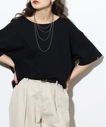 FUNALIVE（ファンアライブ）の「オーガニックコットン100%+テラヘルツ鉱石プリント+シリカ加工　ユニセックスTシャツ（Tシャツ/カットソー）」