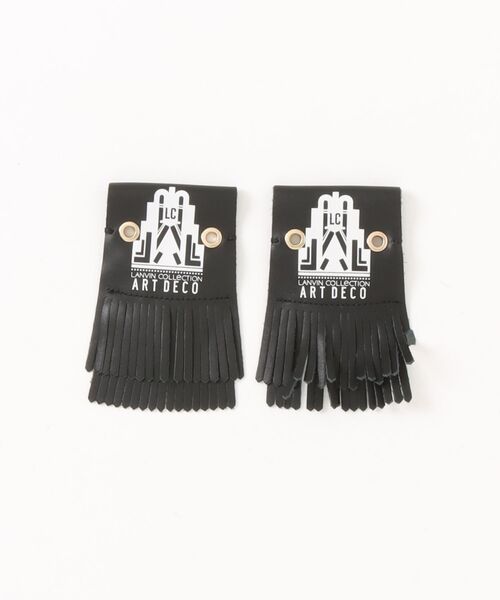 LANVIN collection(ランバン コレクション)の「【アールデコ博100周年記念モデル】2WAYフリンジスニーカー(スニーカー・レディース・ホワイト/ブラック・23.0cm/23.5cm/24.0cm/24.5cm/22.5cm)」の7枚目の写真