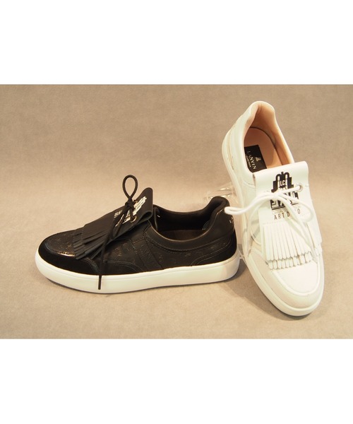 セール】【アールデコ博100周年記念モデル】2WAYフリンジスニーカー