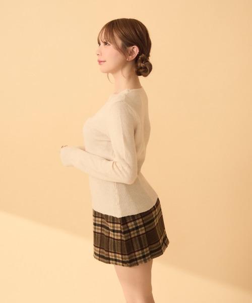 TITTY&CO.(ティティーアンドコー)の「レースカーディガン(カーディガン/ボレロ・レディース・ブラック/ベージュ/ブルー/ラベンダー・FREE)」の17枚目の写真