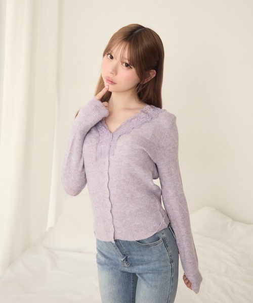 セール】レースカーディガン（カーディガン/ボレロ）｜TITTY&CO.（ティ