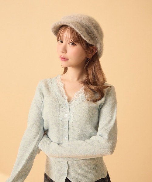 TITTY&CO.(ティティーアンドコー)の「レースカーディガン(カーディガン/ボレロ・レディース・ブラック/ベージュ/ブルー/ラベンダー・FREE)」の18枚目の写真