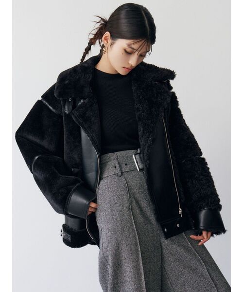 ミックスファーフェイクムートン（ムートンコート）｜MURUA（ムルーア