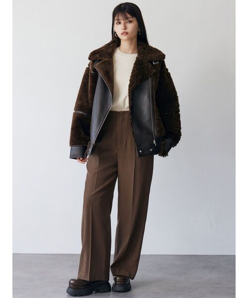 ミックスファーフェイクムートン（ムートンコート）｜MURUA（ムルーア