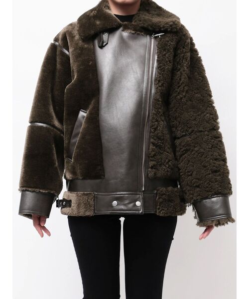 ミックスファーフェイクムートン（ムートンコート）｜MURUA（ムルーア