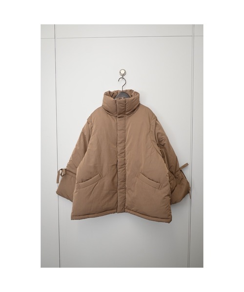 中わた袖リボン2wayジャケット（ダウンジャケット/コート）｜r