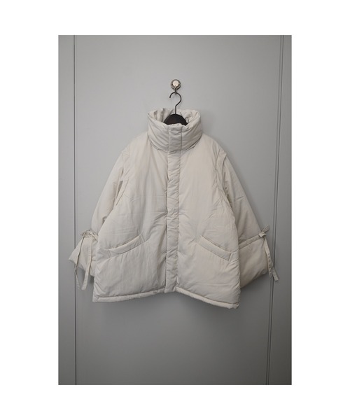 中わた袖リボン2wayジャケット（ダウンジャケット/コート）｜r