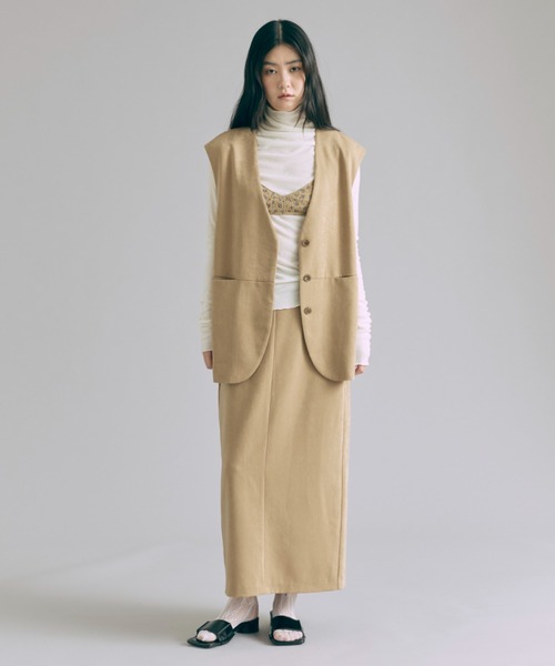 EN NEUME(エンノイム)の「Sheer Gather Tops(シャツ/ブラウス・レディース・イエロー/ダークブラウン/アイボリー/ブルー・FREE)」の13枚目の写真