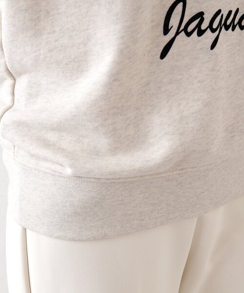 ロゴフロッキー裏毛プルオーバー（スウェット）｜Whim Gazette