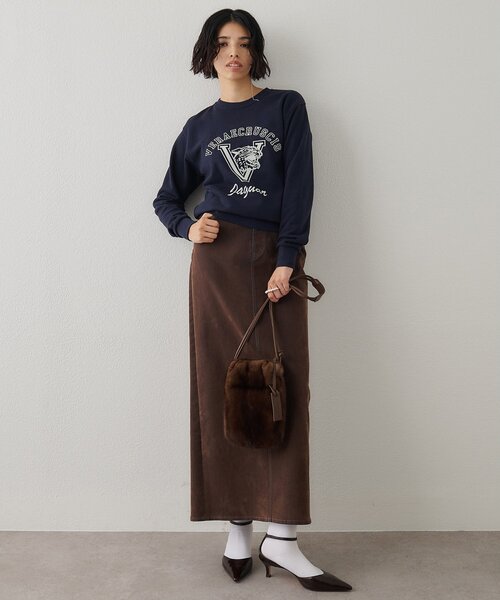 定価1.98万 ウィムガゼット フロッキーロゴスウェット オーバーサイズ 定価1.98万 ウィムガゼット フロッキーロゴスウェット オーバーサイズ