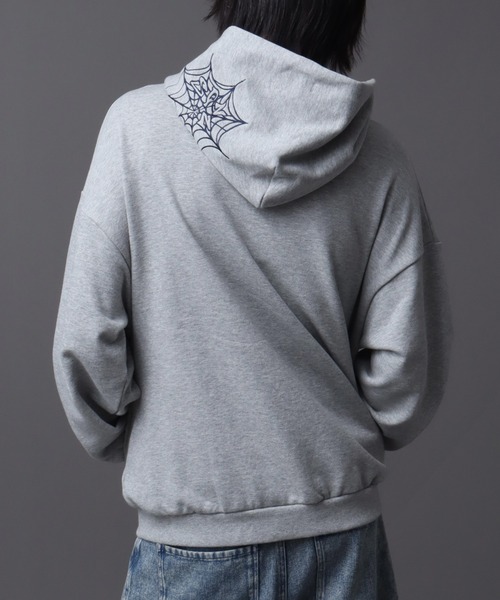 SEQUENZ(シークエンズ)の「【SEQUENZ(シークエンズ)】NEW O.G LOGO SPIDER ZIP PK(パーカー・メンズ・カモフラージュ/グレー系その他/ブラック・L/S/M)」の21枚目の写真