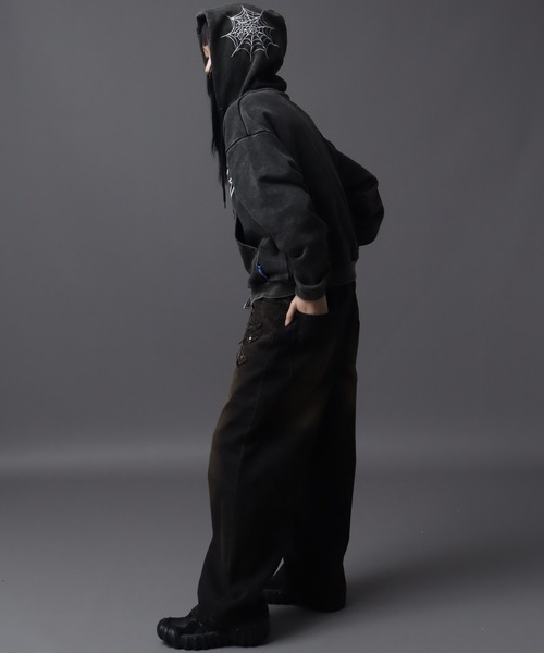 SEQUENZ(シークエンズ)の「【SEQUENZ(シークエンズ)】NEW O.G LOGO SPIDER ZIP PK(パーカー・メンズ・カモフラージュ/グレー系その他/ブラック・L/S/M)」の15枚目の写真