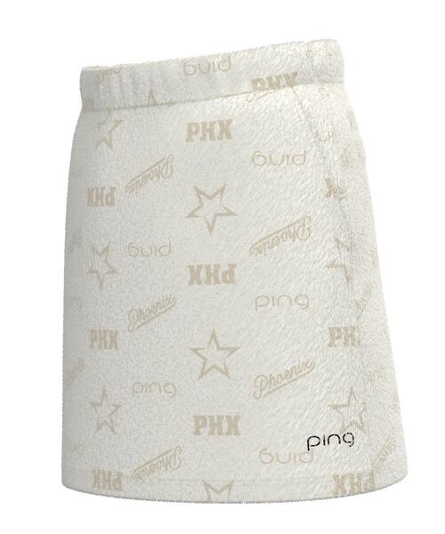 セール】【PING APPAREL】全方向ストレッチ ベロアジャカードスカート