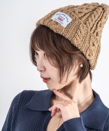 HIGHLAND 2000 | 【HIGHLAND 2000/ハイランド2000】ボブキャップ　ケーブル編み　ニット帽　100％ウール(ニットキャップ/ビーニー)