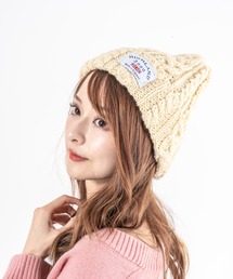 HIGHLAND 2000 | 【HIGHLAND 2000/ハイランド2000】ボブキャップ ケーブル編み ニット帽 100%ウール(ニットキャップ/ビーニー)