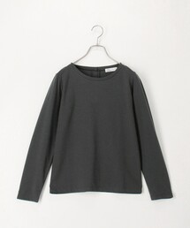 fredy couleur | パール釦開き麻調長袖カットソー(Tシャツ/カットソー)