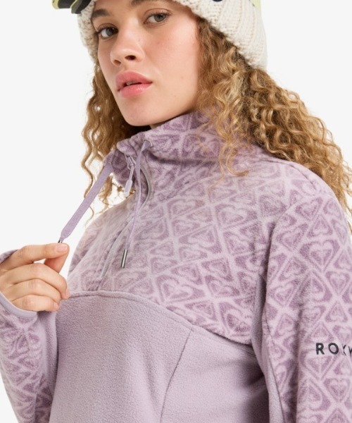 SAYNA HALF ZIP /ロキシーハーフジップスノーレイヤー（スウェット