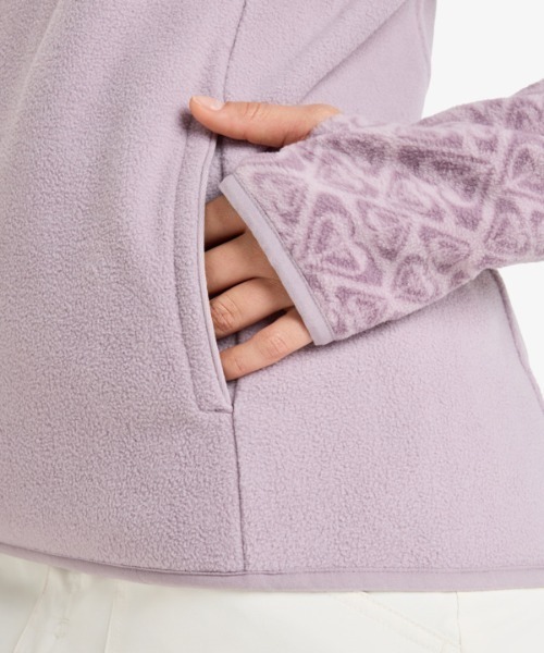 SAYNA HALF ZIP /ロキシーハーフジップスノーレイヤー（スウェット