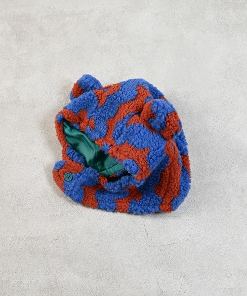 MARKEY'S（マーキーズ）の「ジャガードボア耳つきボウシ（ニットキャップ/ビーニー・キッズ・オフホワイト/ブルー/レッド/ライトブルー・FREE）」の20枚目の写真