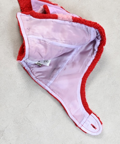 MARKEY'S（マーキーズ）の「ジャガードボア耳つきボウシ（ニットキャップ/ビーニー・キッズ・オフホワイト/ブルー/レッド/ライトブルー・FREE）」の17枚目の写真