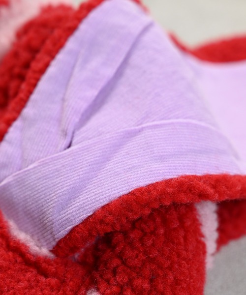 MARKEY'S（マーキーズ）の「ジャガードボア耳つきボウシ（ニットキャップ/ビーニー・キッズ・オフホワイト/ブルー/レッド/ライトブルー・FREE）」の18枚目の写真