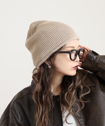 Sense of Grace（センスオブグレース）の「火山岩糸混　ニット帽（ニットキャップ/ビーニー・レディース）」