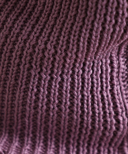 Sense of Grace（センスオブグレース）の「火山岩糸混　ニット帽（ニットキャップ/ビーニー・レディース・グレー/ターコイズブルー/ブラック/ベージュ/ピンク・FREE）」の21枚目の写真