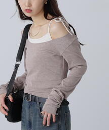 FREE'S MART | ◆ワンショルキャミレイヤード風カットソー(Tシャツ/カットソー)