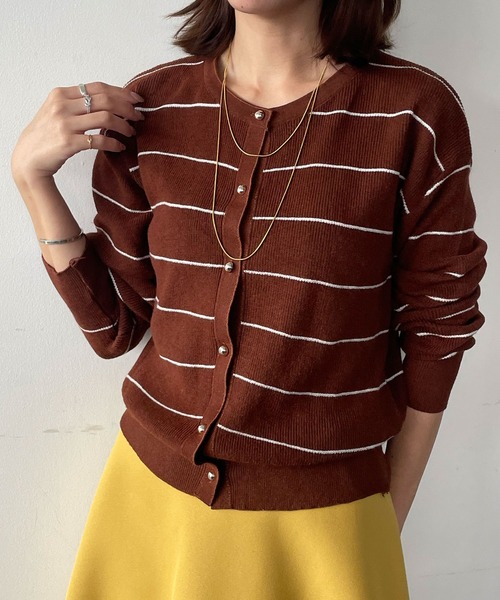 セール】【2025AW】ニット 長袖 トップス ニットカーディガン 秋冬 秋