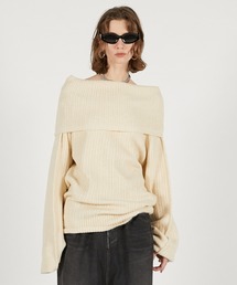 PRANK PROJECT | オフショルニット / Off-Shoulder Knit(ニット/セーター)
