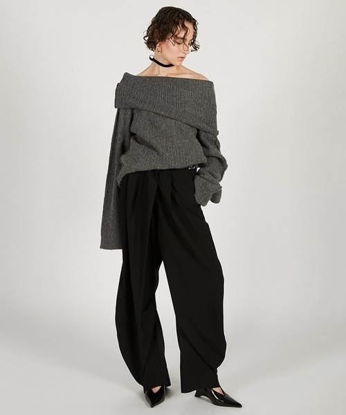 【大幅値下げ】PRANKPROJECT プランクプロジェクト オフショルダー オフショルニット / Off-Shoulder Knit（ニット/セーター）｜PRANK