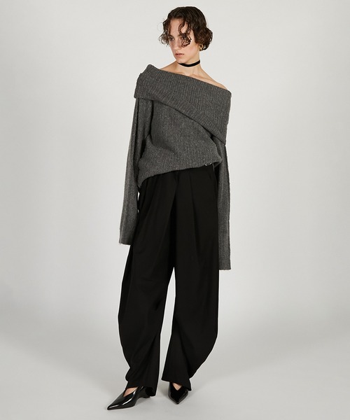 acka off shoulder knit オフショル acka off shoulder knit オフショル